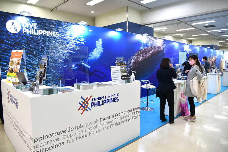 かなりの大きさで展開していた「フィリピン」ブース