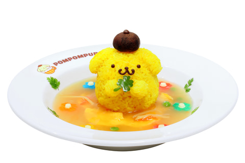 ポムポムプリン」と「あっとほぉーむカフェ」のコラボカフェ