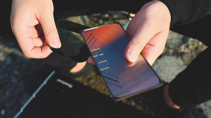 1mm厚のステンレス板を組み立てて使う「ALPHA BONFIRE」