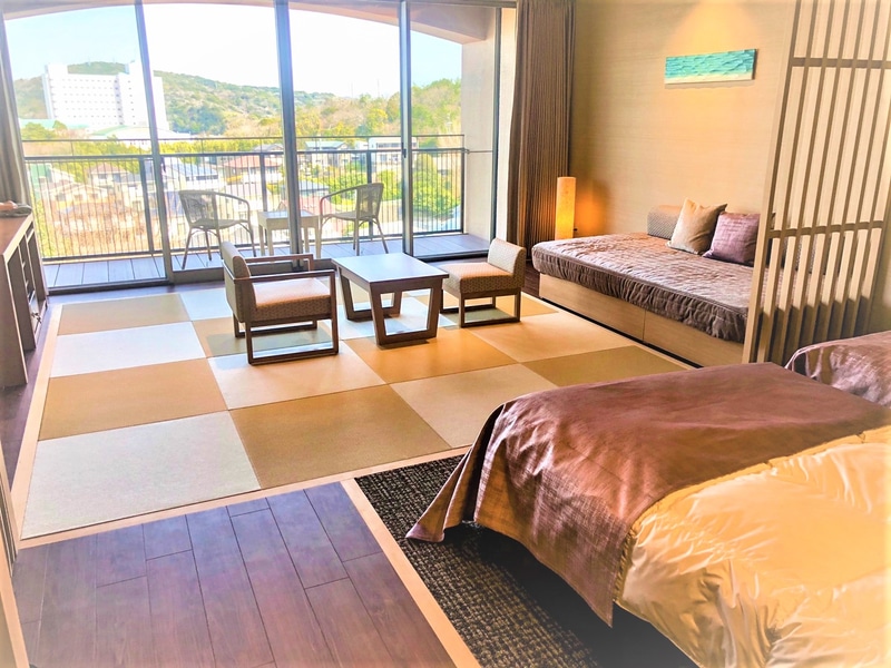 テラスつき和モダン客室も用意