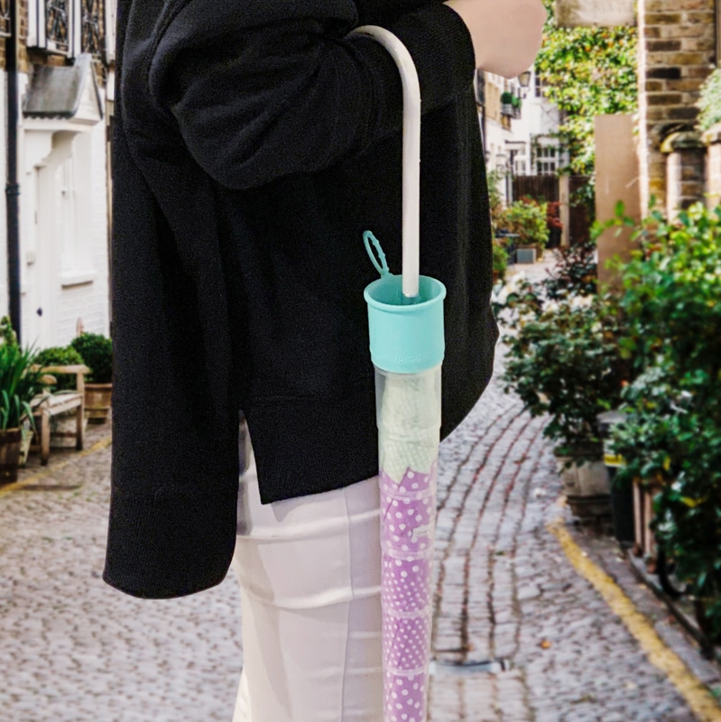 混雑していてもまわりを濡らさない