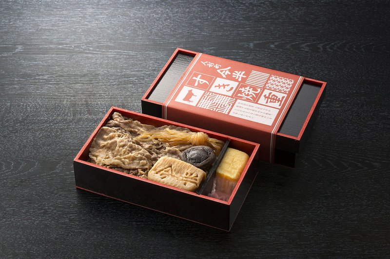 「人形町今半 すき焼重」（1674円）