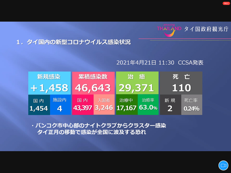 タイ国政府観光庁がオンラインセミナー