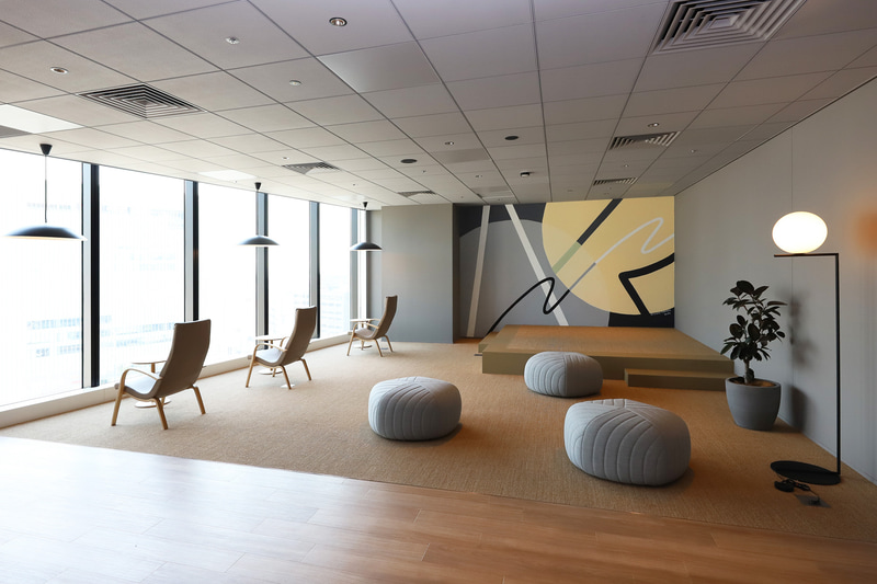 一休みにちょうどよいリラックススペース