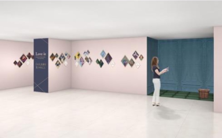 ARなどを用いた体験展示を行なう