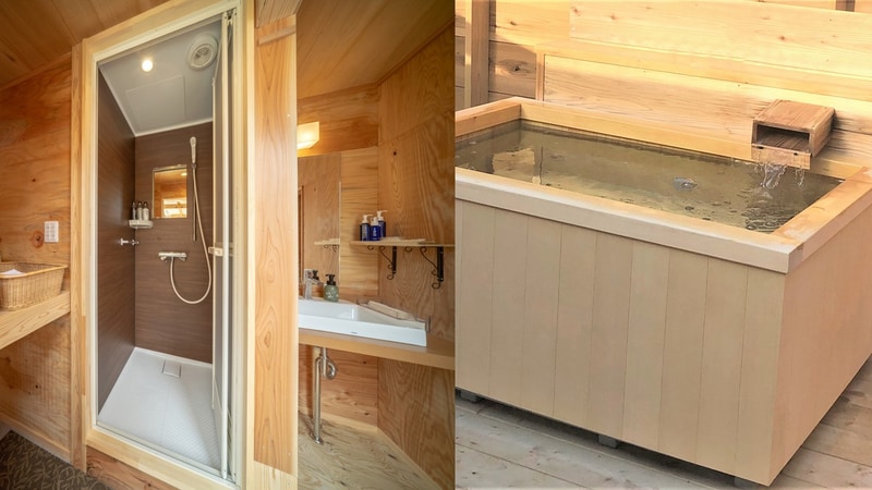 各棟に檜露天風呂を完備