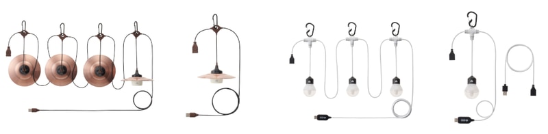 USBコードでつなげれば同じアイテム同士を連結して使用できる