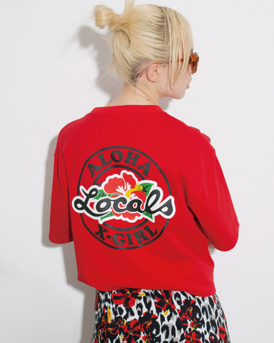 X-girl、ハワイのビーチサンダルブランド「Locals」とコラボ。Tシャツ