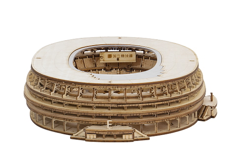 国立競技場のウッドパズル、6月発売。DIYクラフトキット「つくるんです