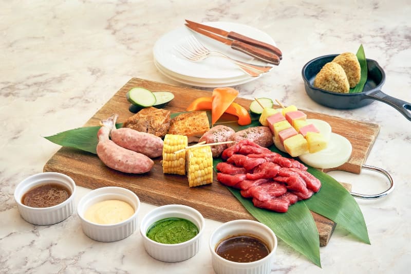 ミート＆ベジタブル グリルプレート