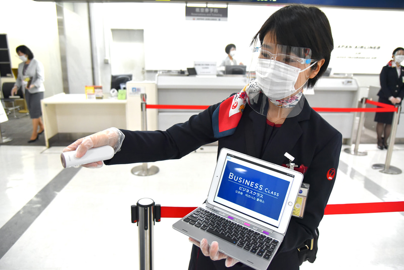 1人ずつしっかりと検温