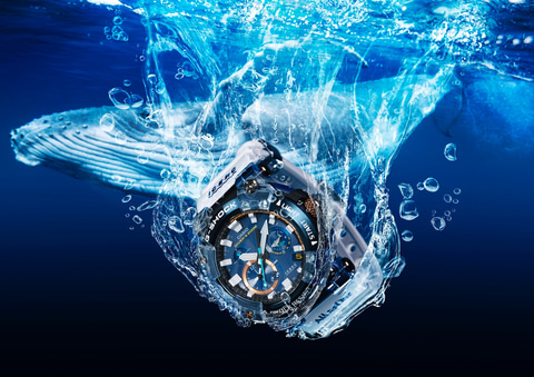 G-SHOCK/BABY-Gに珊瑚礁やイルカ・クジラがモチーフのコラボモデル