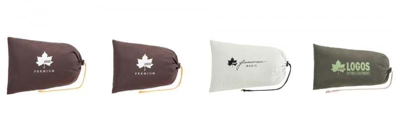 持ち運びや保管に便利な収納袋付き