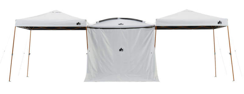 「ソーラーブロック サイドウォール 220」を取り付けた様子