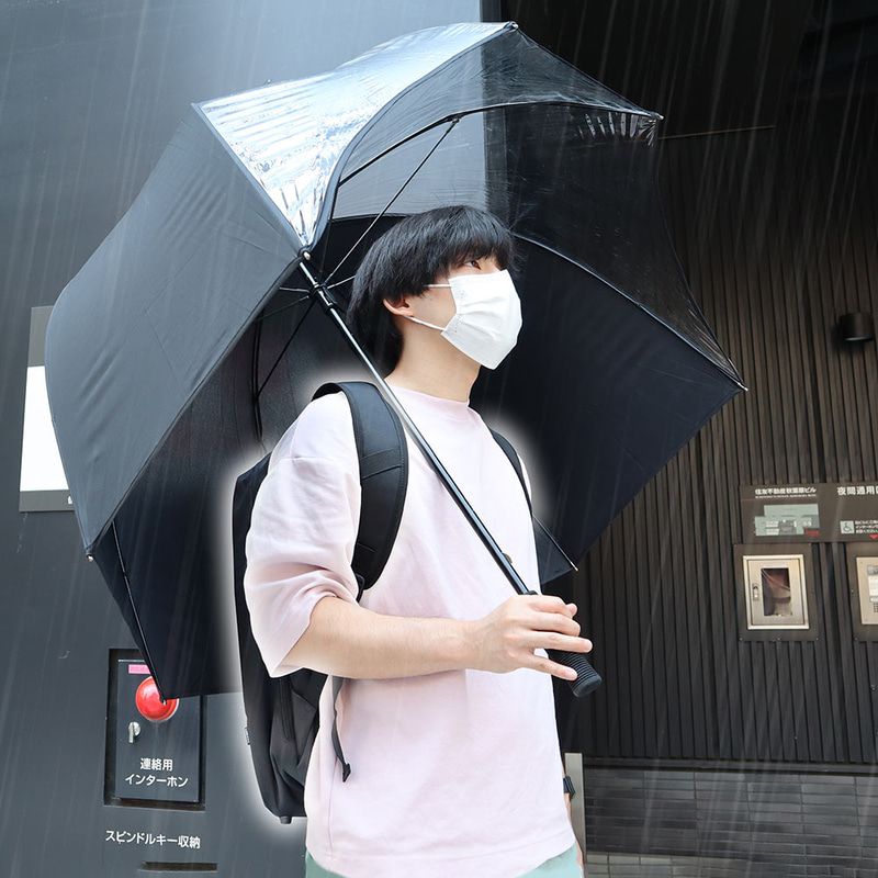 サンコーは「リュックガードアンブレラ」を発売した