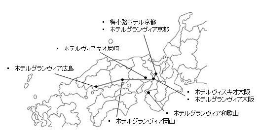 対象ホテルマップ