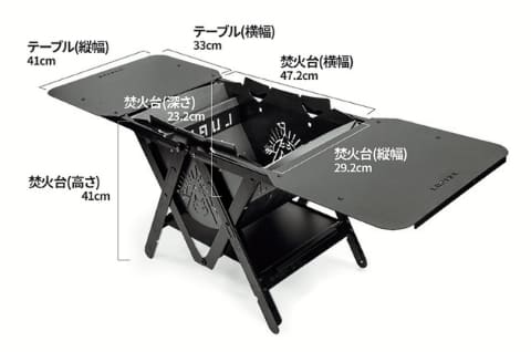 調理も可能な「LUPINE 焚き火台」、MAKUAKEで予約開始 - トラベル Watch