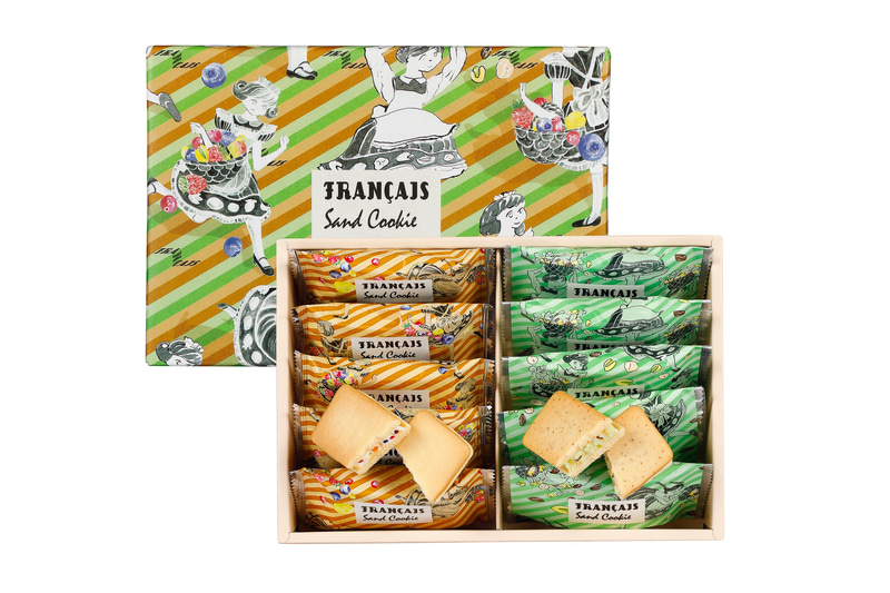 No.2：「果実をたのしむサンドクッキー詰め合わせ10個入り」（1620円 ※期間限定商品）