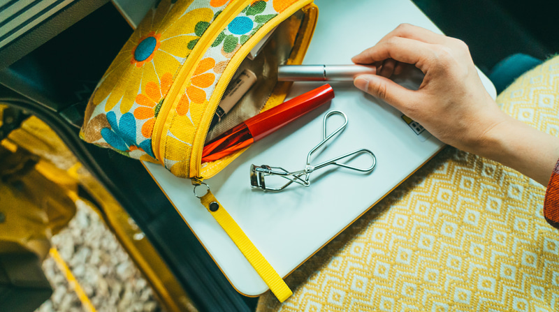 朝起きてメイクをするのにもぴったり