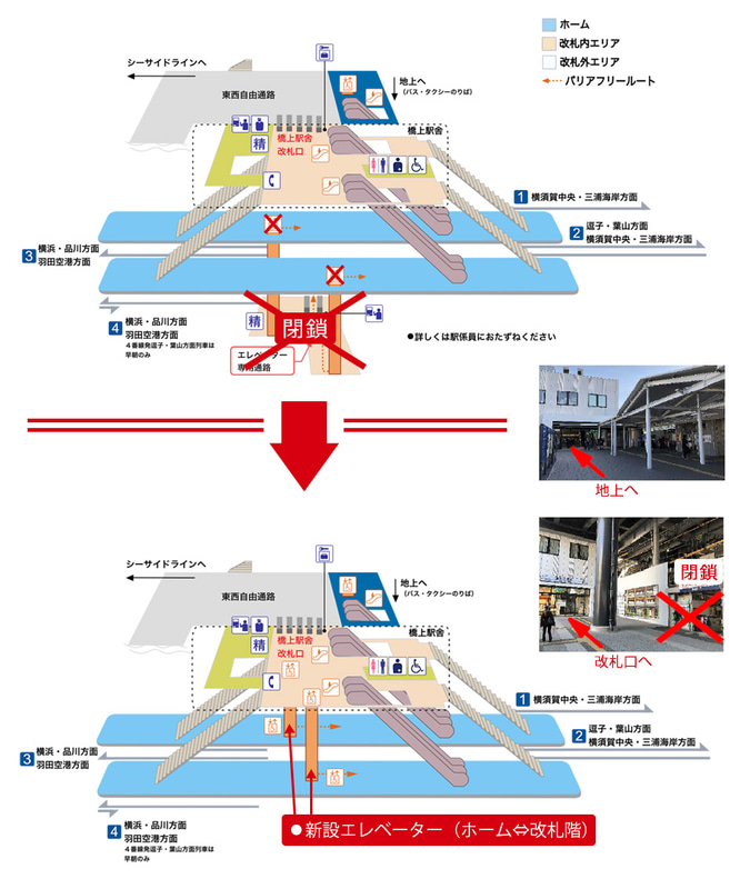 6月19日からの駅構内イメージ