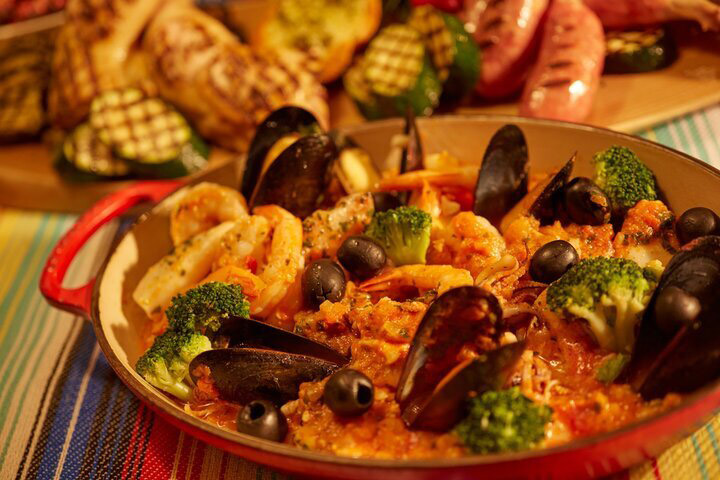 星空の下で楽しめるワイルドプレート