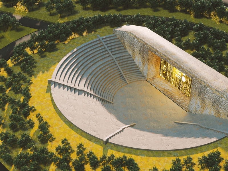 動画コンテンツを放映する「ライブスペース」