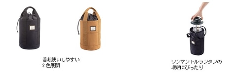 コールマン、ランタンやペグなどアウトドアギアを収納するバッグ3