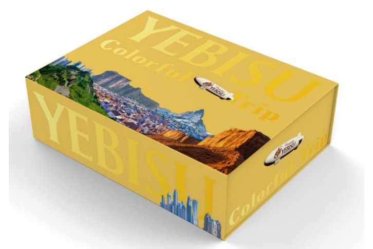 キャンペーン第1弾、ユーラシア編の賞品「ヱビスColorful Tripセット」