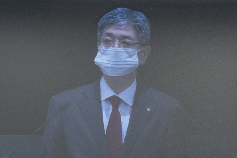 議長を務めた日本航空株式会社 代表取締役社長 赤坂祐二氏