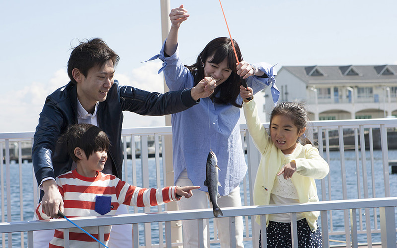 海釣りを体験できる「フィッシャーマンズオアシス」