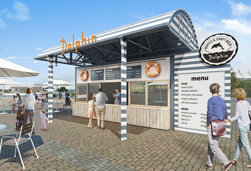 ワッフル＆クラフトビールのお店にリニューアルする「ドルフィン」