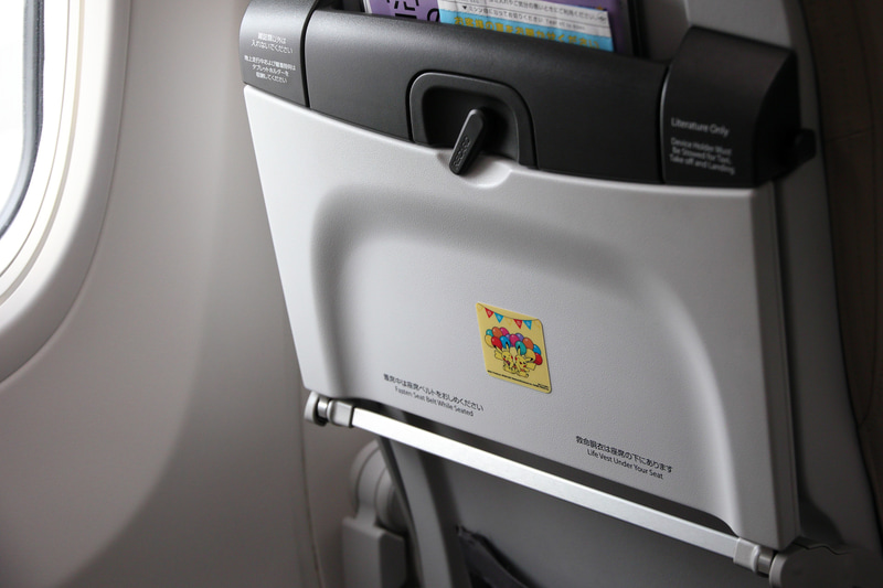 25列のみ座席にマークが入り、座席を示したプレートも特別仕様となっている