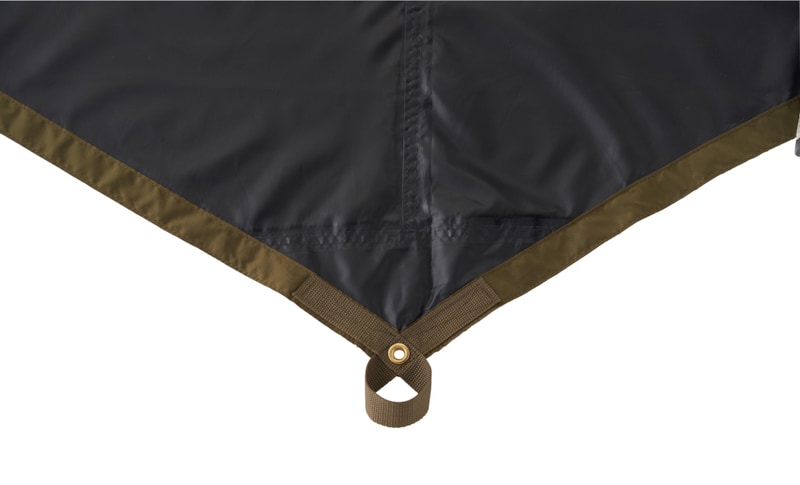 生地を重ねて補強することで耐風性が向上