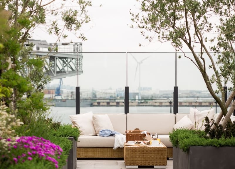 海風や波の音が楽しめる（インターコンチネンタル横浜Pier 8）