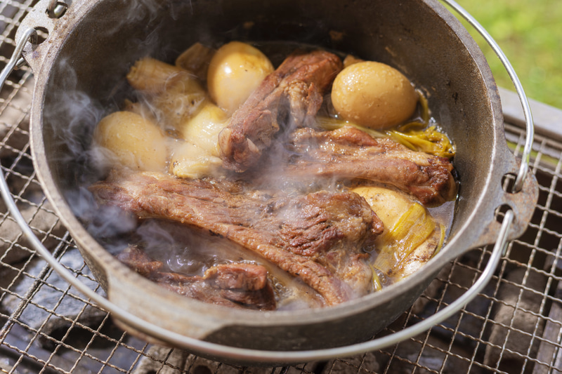 キャンプ飯も購入可能