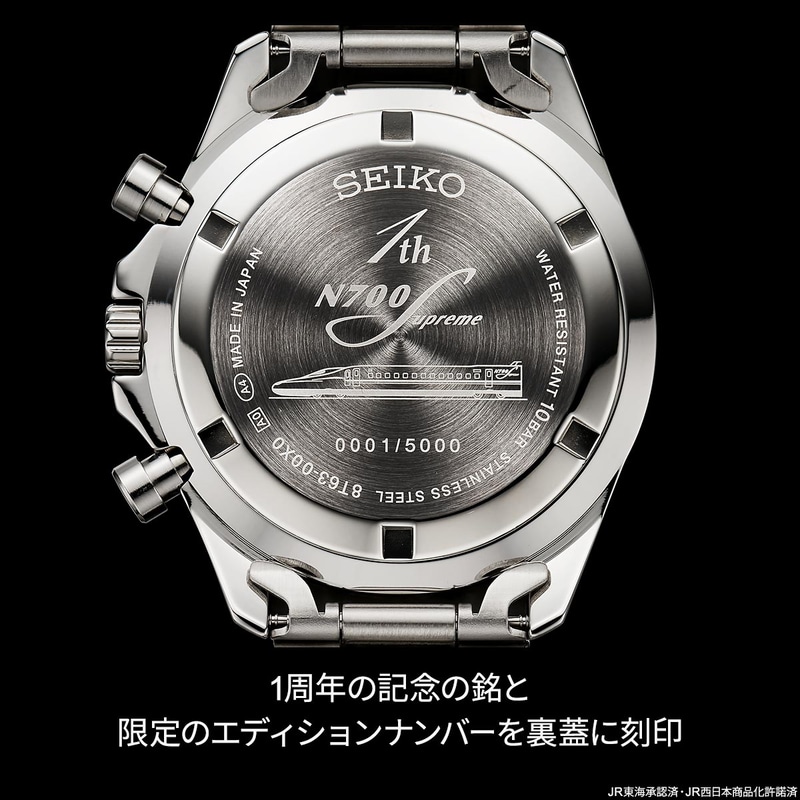 裏蓋にエディションナンバーを刻印する