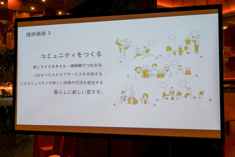 同じライフスタイルの会員との間で新たなコミュニティが形成される可能性も