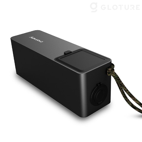 防沫形ポータブル電源「iForway ELF-DC」。3モードのLEDライト付き