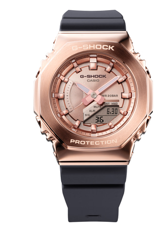 G-SHOCK、八角形メタルベゼルを小型化した「GM-S2100」 - トラベル Watch