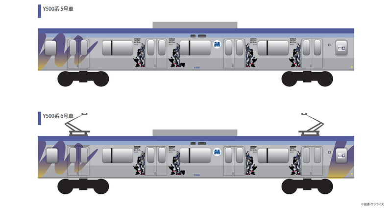 「GUNDAM FACTORY YOKOHAMA（ガンダムファクトリーヨコハマ）」ラッピングトレイン