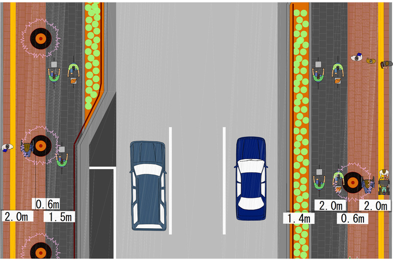 東京都千代田区は神田警察通りについて、II期区間の整備を2021年度から2022年度にかけて実施する