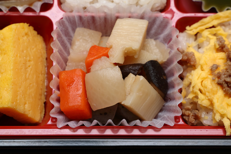 「お野菜のうま煮」の味付けは濃過ぎず薄過ぎずちょうどよい感じ