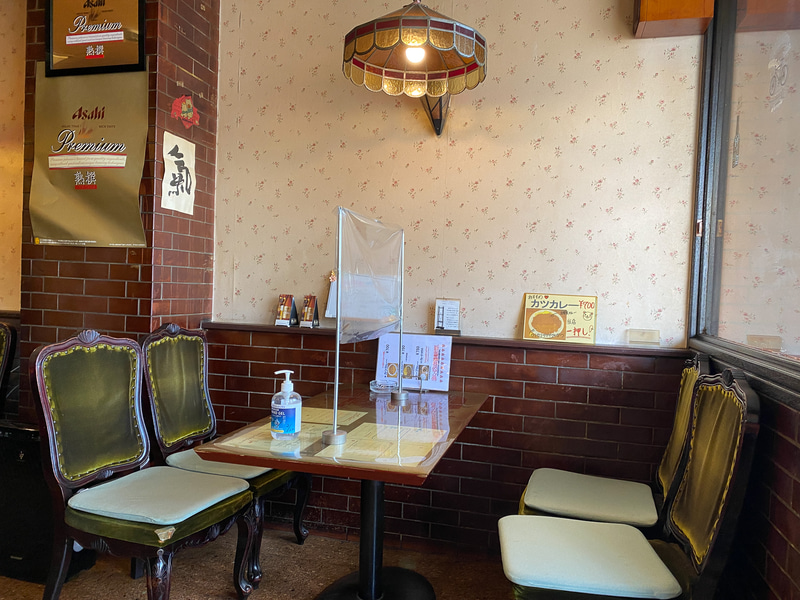 レトロな店内に、令和だということを忘れそう