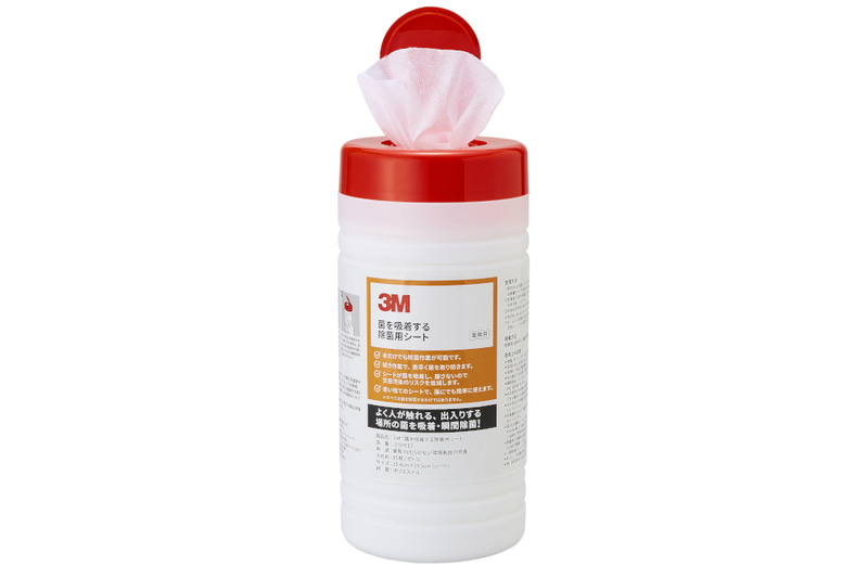 除菌シート「3M 菌を吸着する除菌用シート」を発売