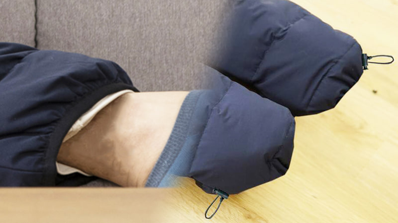 つま先を覆えるゴムスピンドル仕様