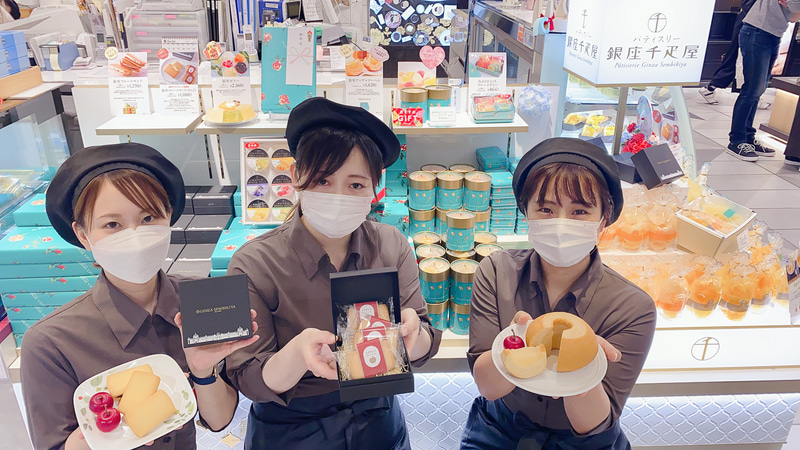 東京ギフトパレット「パティスリー銀座千疋屋」の松本です。第9回は「銀座フルーツサンド」のりんご味を紹介します