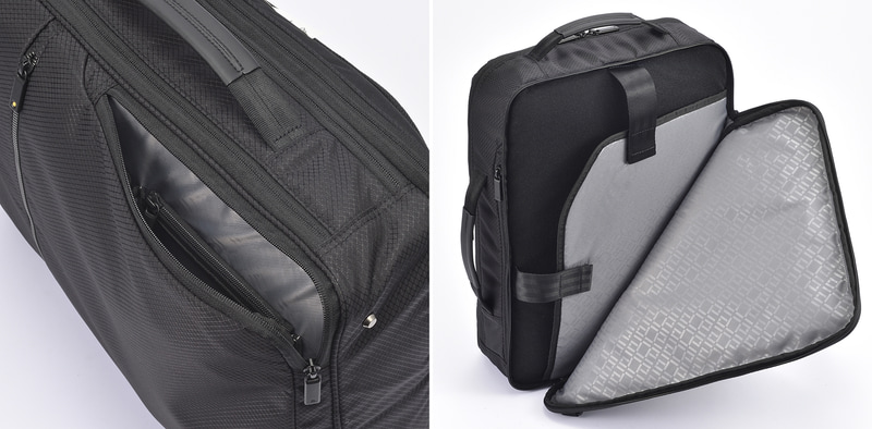 電車内で邪魔になりにくい形状