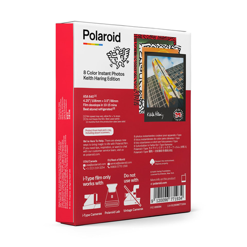 キース・ヘリングをオマージュした「ポラロイドカメラ Polaroid