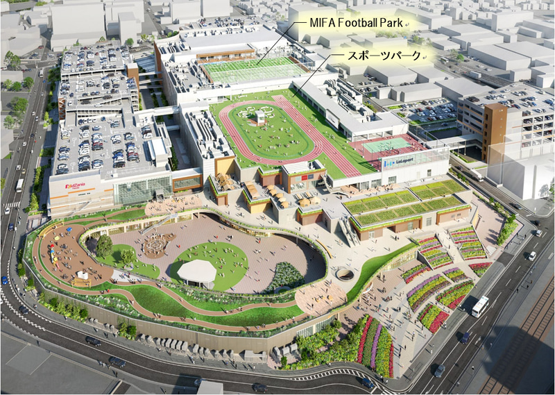 「三井ショッピングパーク ららぽーと福岡」全景イメージ