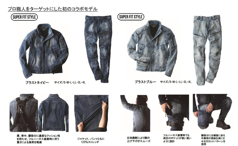 PRO COREブラストデニム